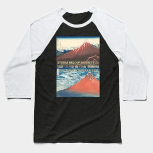 Views of Mount Fuji Baseball T-Shirt